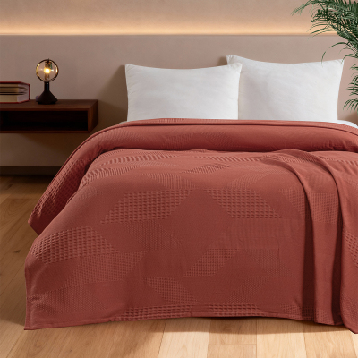 Maxstyle Spring %100 Pamuk Çift Kişilik Pike Terra 220x230 cm - 1