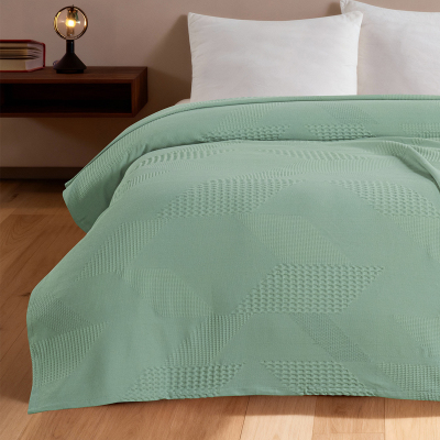 Maxstyle Spring %100 Pamuk Tek Kişilik Pike Çağla 180x230 cm - 3