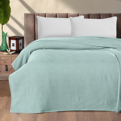 Maxstyle Tek Kişilik %100 Pamuk Pike Çağla 160x220 cm - 2