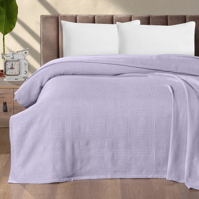 Maxstyle Tek Kişilik %100 Pamuk Pike Lila 160x220 cm - 3
