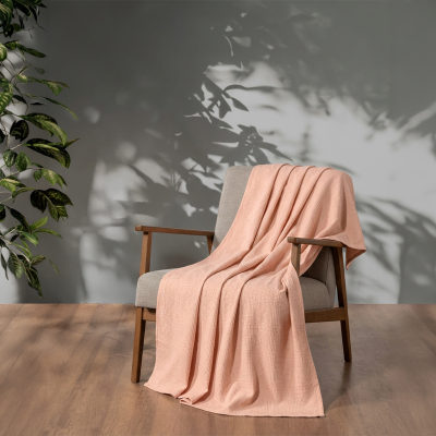 Maxstyle Tek Kişilik %100 Pamuk Pike Somon 160x220 cm - 4
