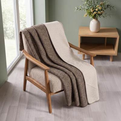 Maxstyle Tek Kişilik Battaniye Brown 150x200 cm - 2
