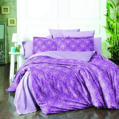 Maxstyle Vintage Lyocell Mürdüm Çift Kişilik Nevresim Takımı - MAXSTYLE