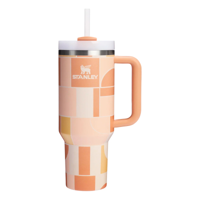 Stanley Quencher FlowState Apricot Court Geo Pipetli Termos 1.18 L - STANLEY