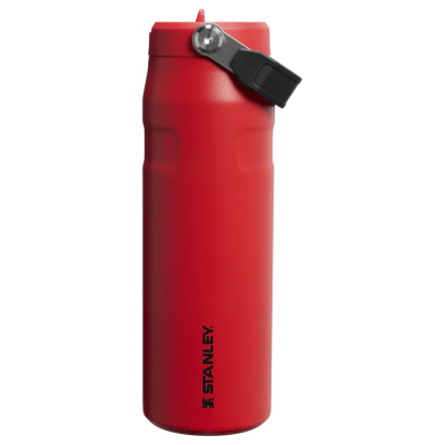 Stanley The Iceflow Flip Straw Pipetli Termos Kırmızı-Siyah 0.70 Litre - STANLEY