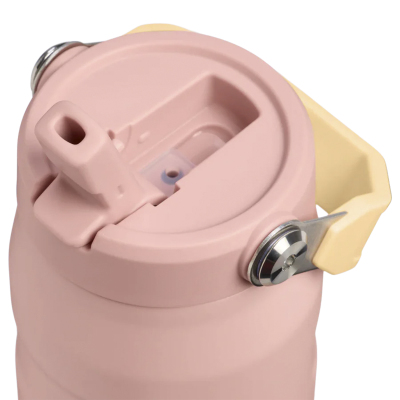 Stanley The Iceflow Flip Straw Pipetli Termos Şeftali Gülü 0.70 Litre - 3