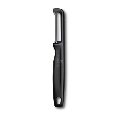 Victorinox Çift Kenarlı Siyah Soyacak - VICTORINOX