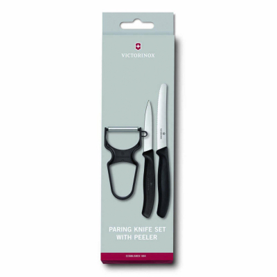 Victorinox Swiss Classic 3’lü Soyma Seti Siyah - VICTORINOX
