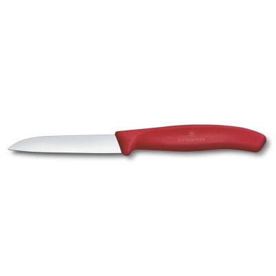 Victorinox Swiss Classic Düz Soyma Bıçak Kırmızı 8 cm - VICTORINOX
