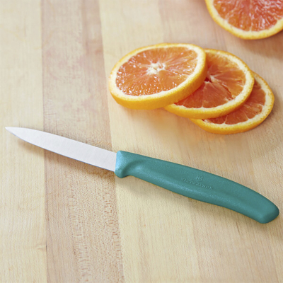 Victorinox Swiss Classic Düz Soyma Bıçak Yeşil 8 cm - VICTORINOX