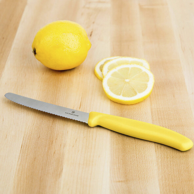Victorinox Swiss Classic Tırtıklı Domates Bıçak Sarı 11 cm - 4