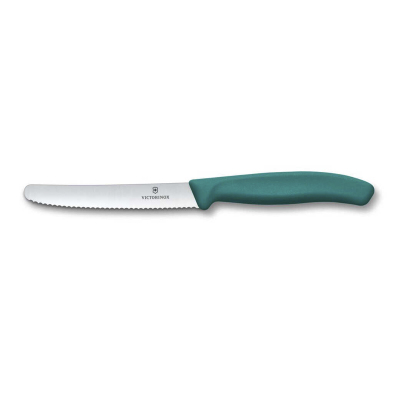 Victorinox Swiss Classic Tırtıklı Domates Bıçak Yeşil 11 cm - VICTORINOX
