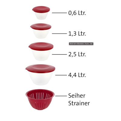 Westmark Olympia Saklama Kabı Ve Süzme Seti 9 Parça - 6